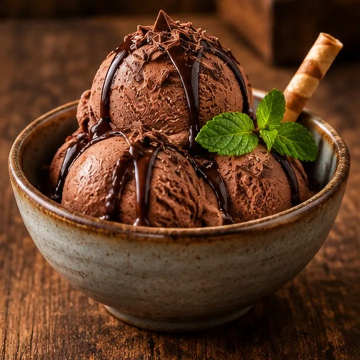 Glace italienne Gelato – chocolat