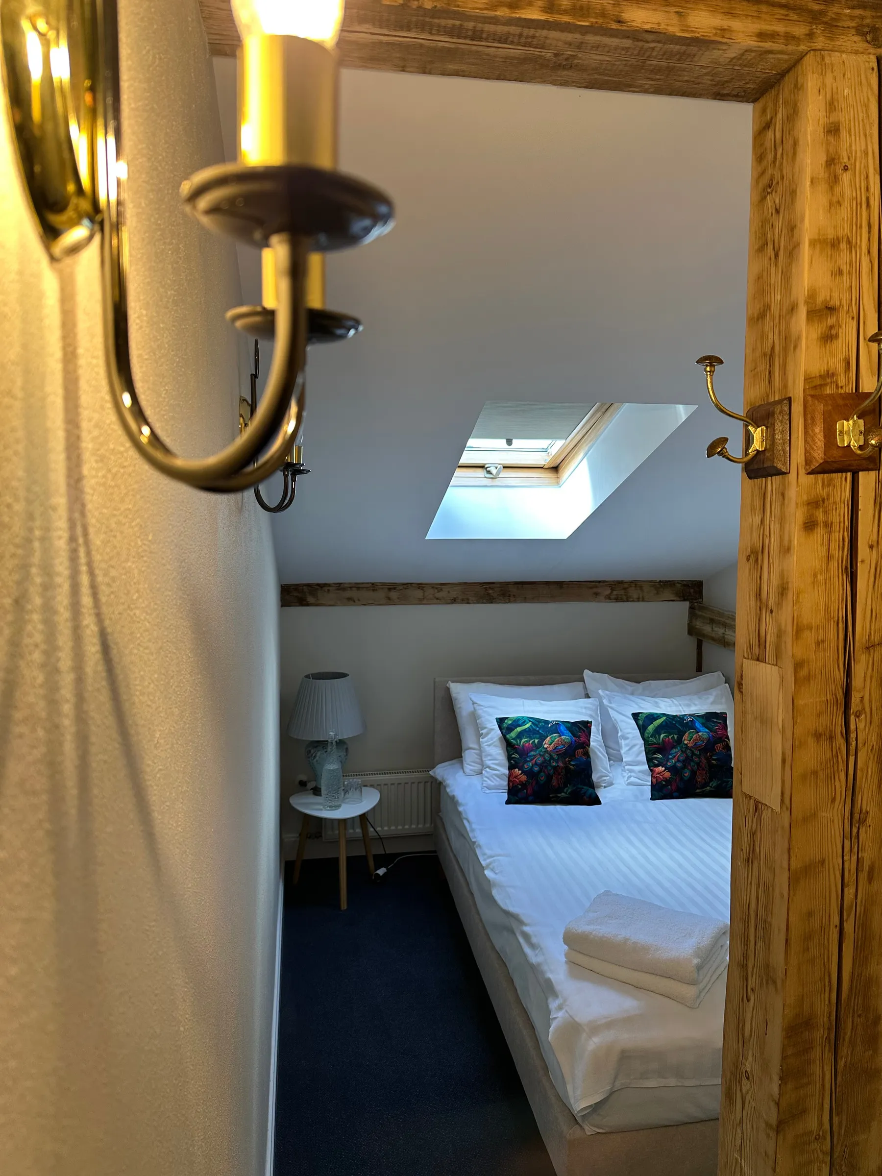 No. 20 — Small single/double attic room with a skylight