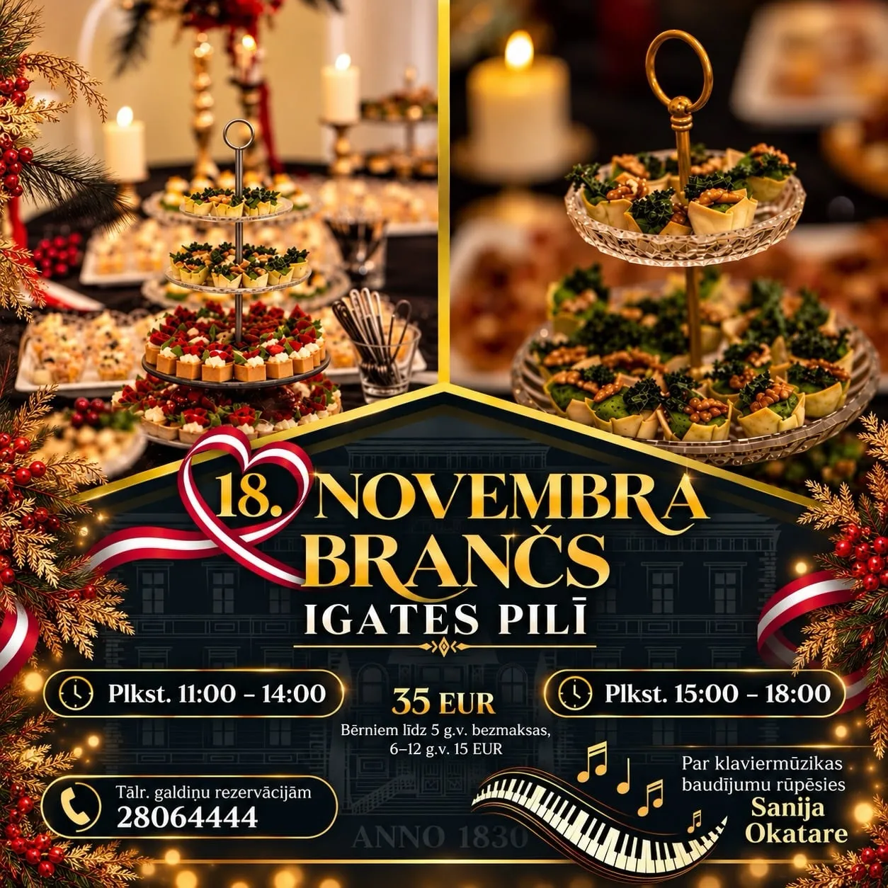 Brunch på Igate slot den 18. november