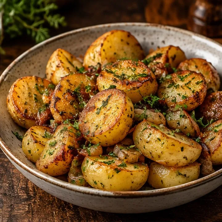 Pommes de terre bouillies puis rissolées