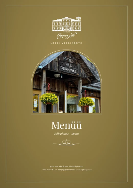 Igate lossi menüü — kaas