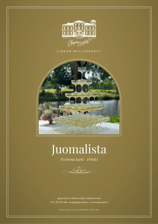 Igaten linnan juomalista — kansi